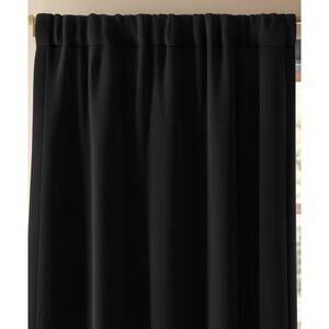Threshold 50x63" Blackout Henna Curtain Panel Black 068038699 (Marks)*